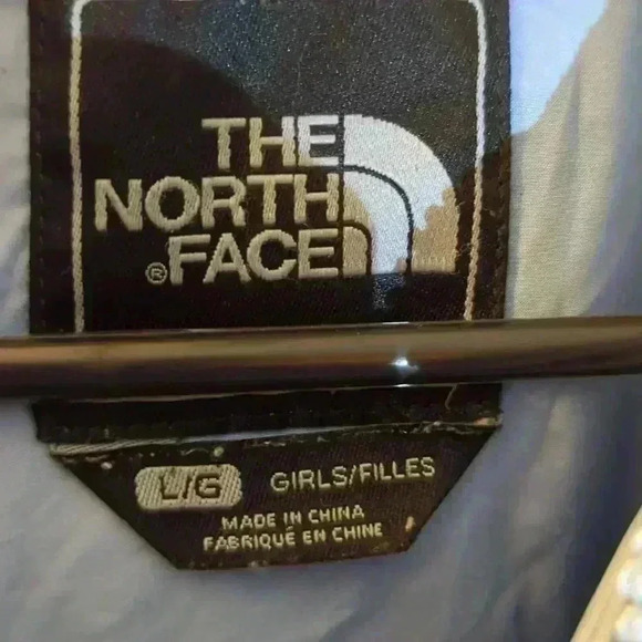 Vintage The North Face 550 puffer, blue, girls large - Picture 6 of 12